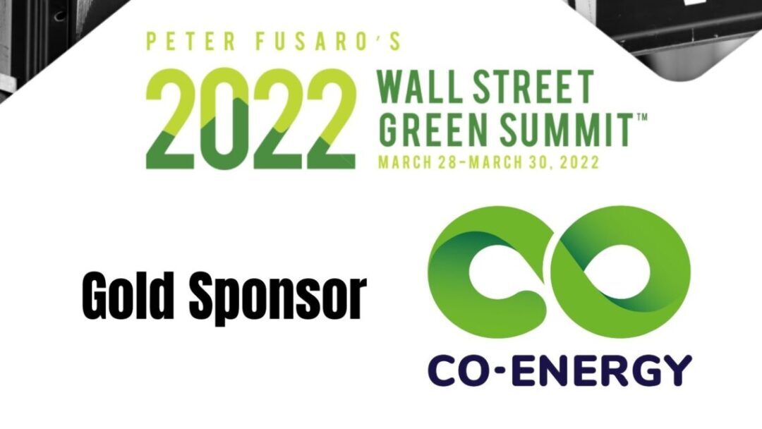 Co-Energy Sponsors Wall Street Green Summit 2022